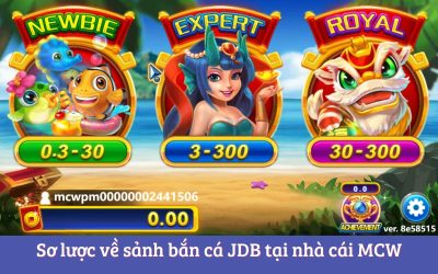 Bắn Cá JDB – Điểm Đến Số 1 Cho Giả Trí Trực Tuyến Tại MCW