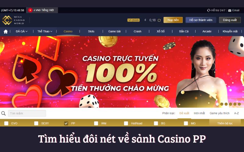 Casino PP - Sảnh Casino Trực Tuyến Hàng Đầu Tại MCW