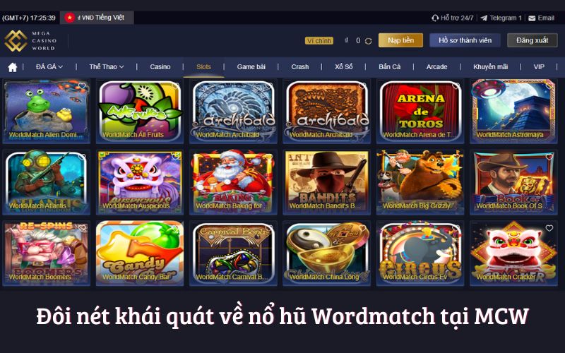 Nổ Hũ Wordmatch – Trải Nghiệm Cá Cược Trực Tuyến Đỉnh Cao Tại MCW