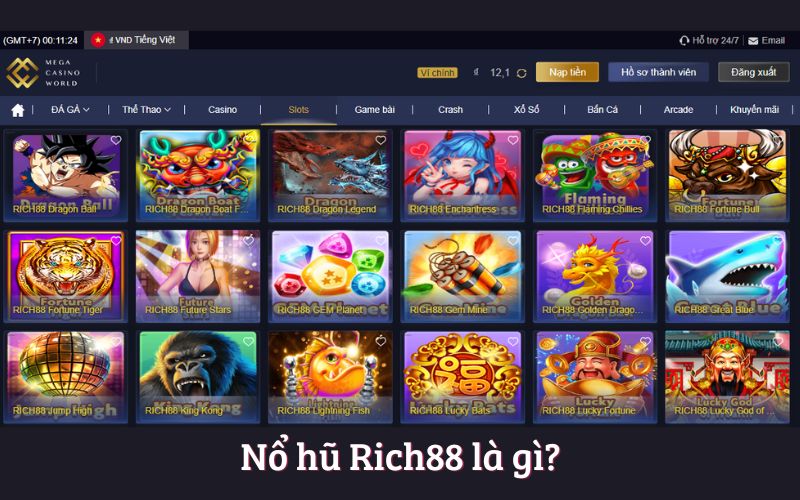 Nổ Hũ Rich88 – Lựa Chọn Hoàn Hảo Cho Cá Cược Online Tại MCW