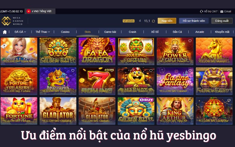 Nổ Hũ Yesbingo – Hình Thức Giải Trí Trực Tuyến Hấp Dẫn Tại MCW