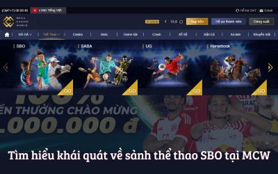 Thể Thao SBO – Trải Nghiệm Cá Độ Thể Thao Đỉnh Cao Tại MCW